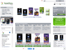 Tablet Screenshot of gamestore.cl